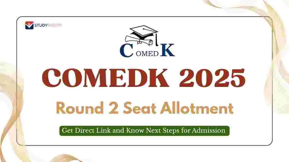 comedk-2025-round2-seat-allotment