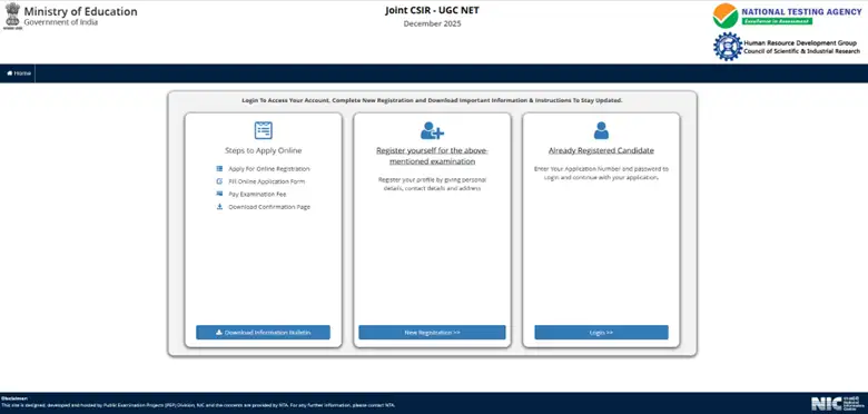 csir-net-dec-registration-portal