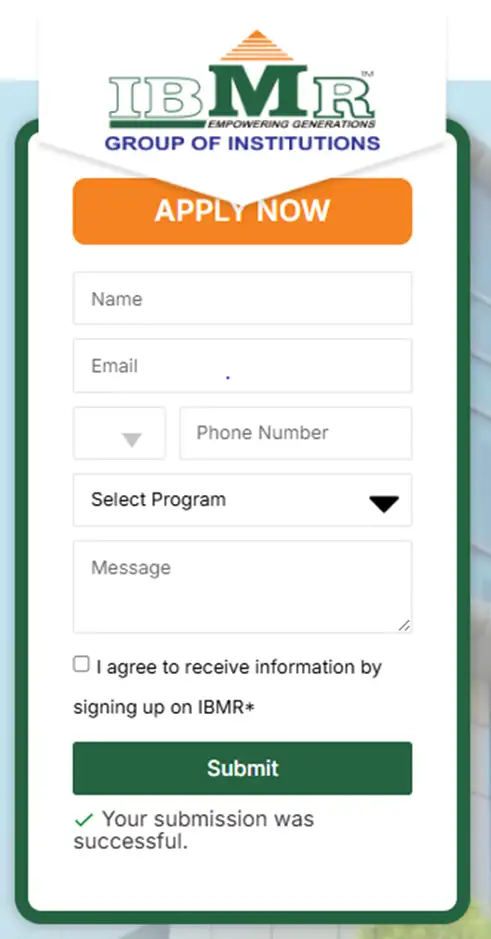 ibmr-business-school-online-application-portal