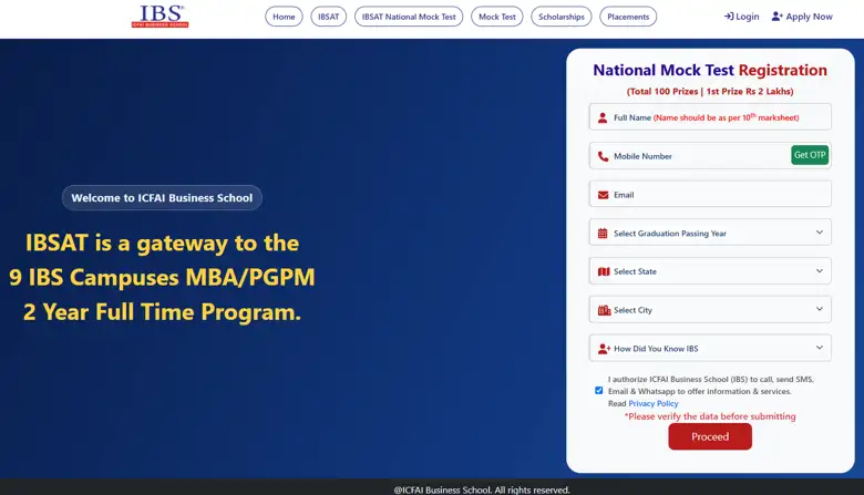 ibsat-2026-mock-test-login-portal