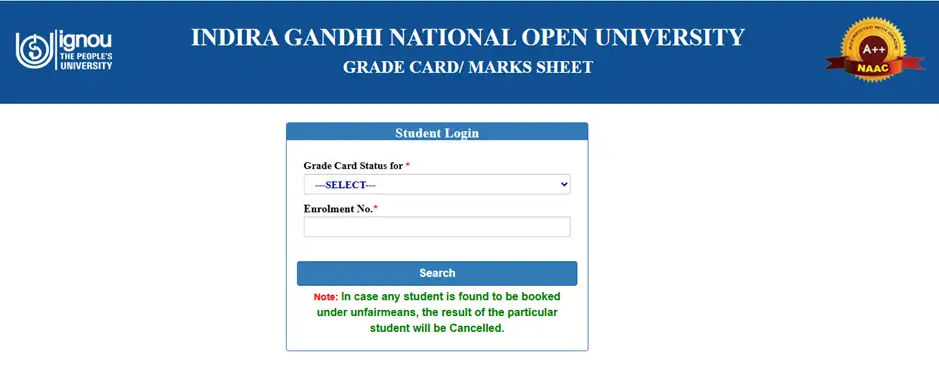 ignou-student-login-portal-for-grade-card