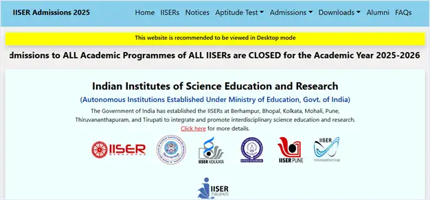 iiser-iat-2026-official-site