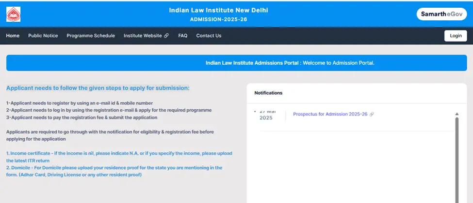ili-delhi-admission-application