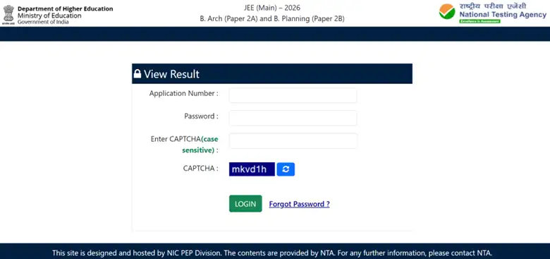 jee-main-2026-paper2-scorecard-login
