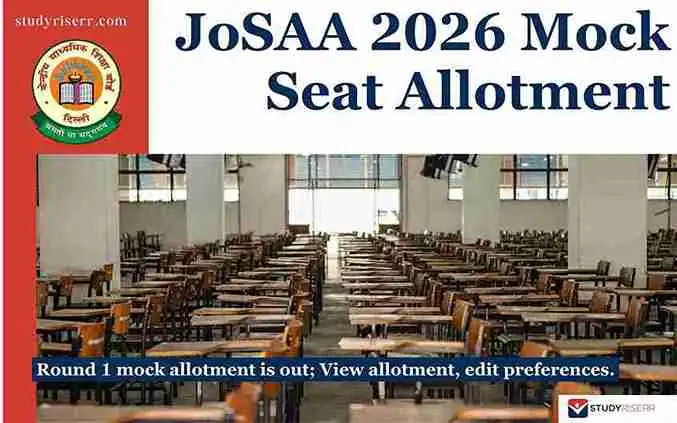 josaa-2026-mock-seat-allotment