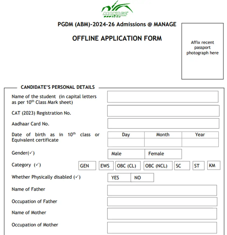 manage hyderabad online application form
