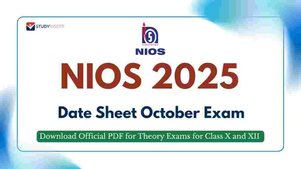 Nios Answer Sheet.pdf NIOS Date Sheet 2025 October Exam; Download Official PDF for Theory ...