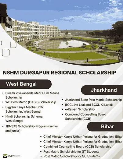 nshm durgapur regional scholarship list