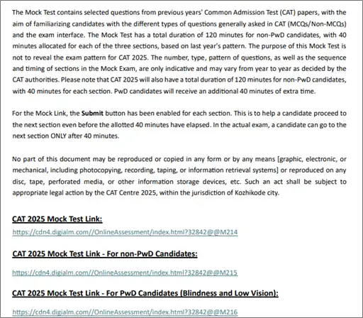 official-cat-2025-mock-test