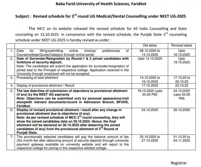 punjab-neet-counselling-2025-schedule