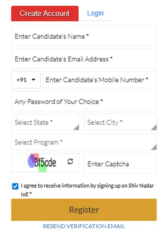 shiv-nadar-university-online-application-portal