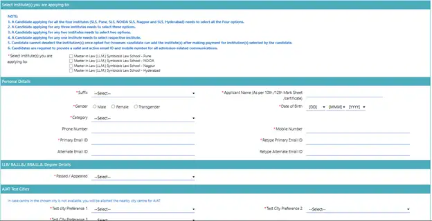 sls-exam-fill-up-page