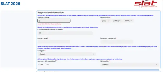 sls-registration-page