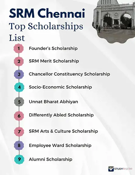 srm-chennai-top-scholarships-list