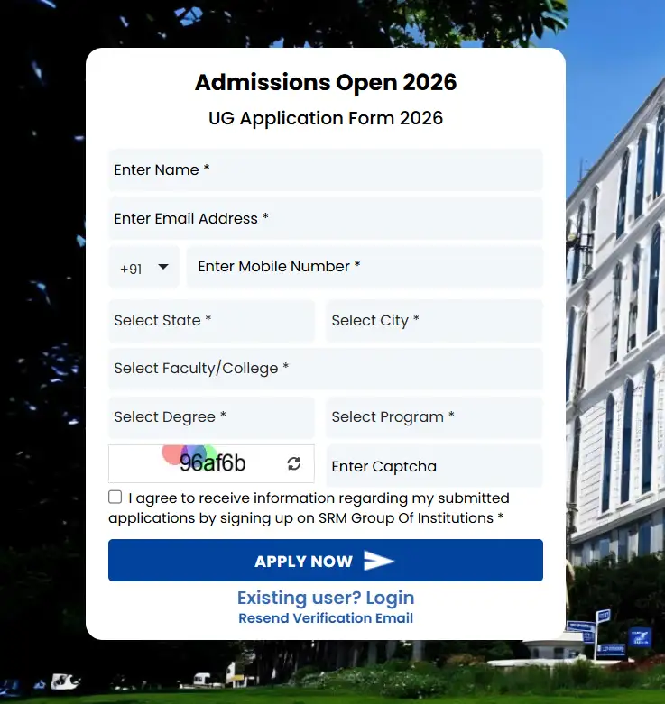 srmjeee-2026-online-registration