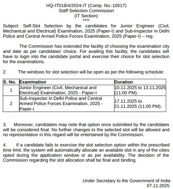 ssc-je-2025-notification