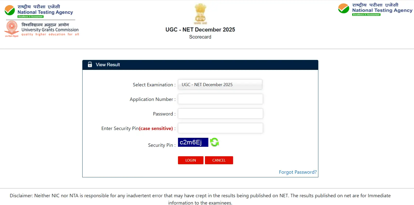 ugc-net-2025-26-scorecard-login