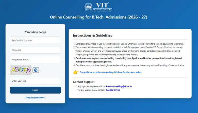 viteee-2026-counselling-candidate-login
