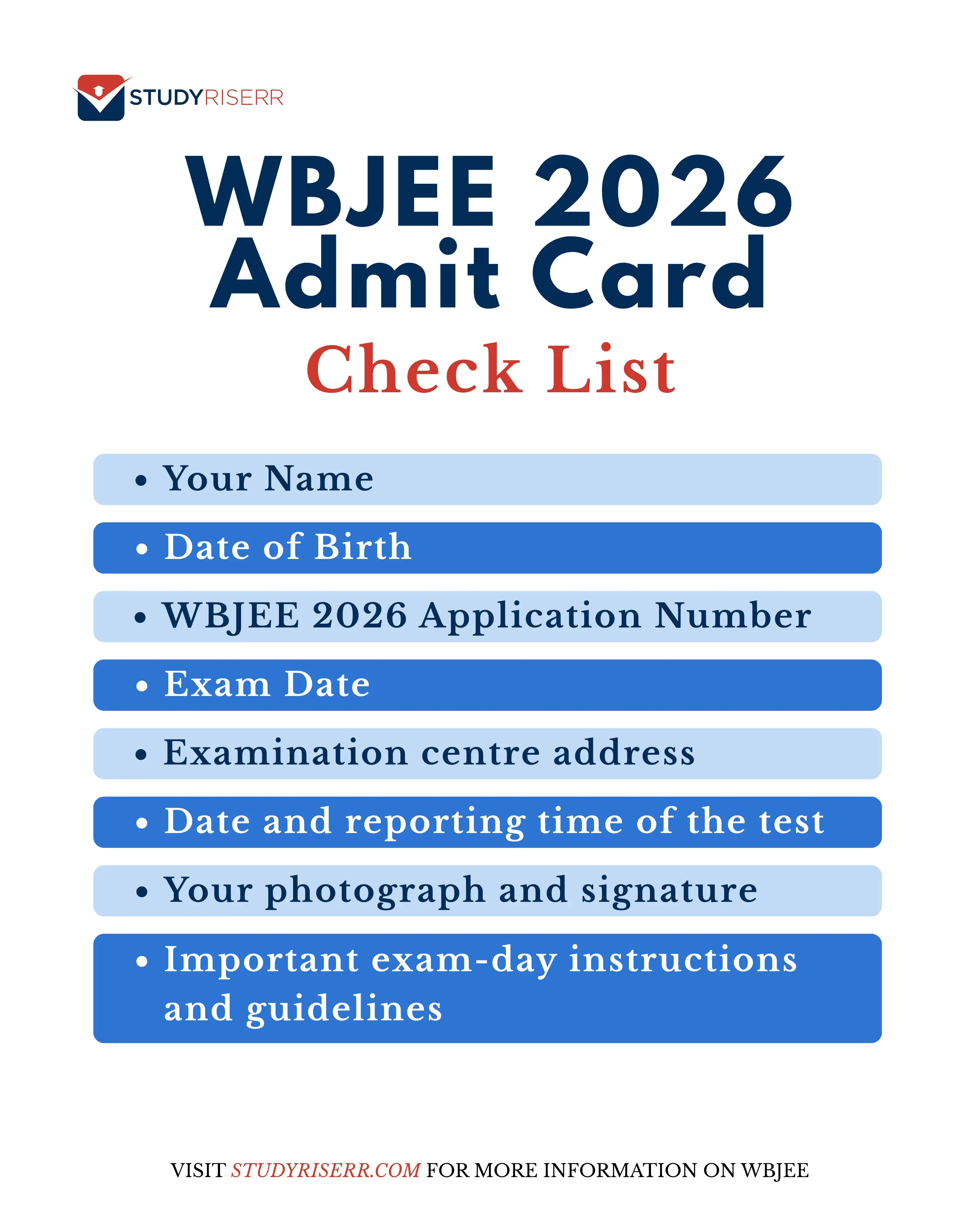 wbjee-admit-card-2026-check-list