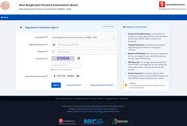 wbjee-sign-in
